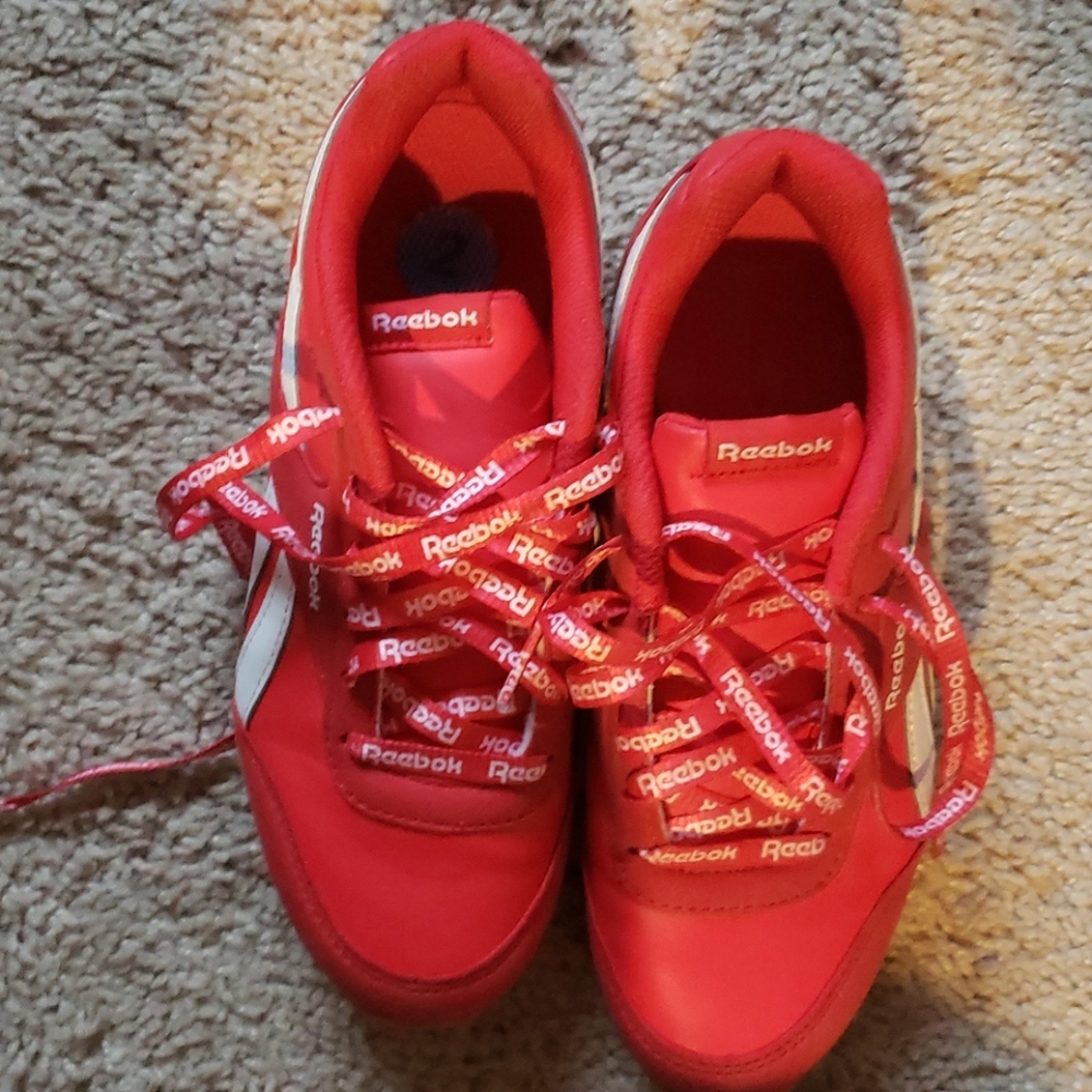 Red reebok kids